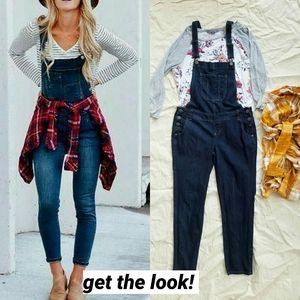 Wildflower Skinny Jean Overalls